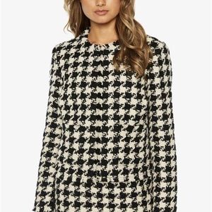NWT Bardot HOUNDSTOOTH JACKET